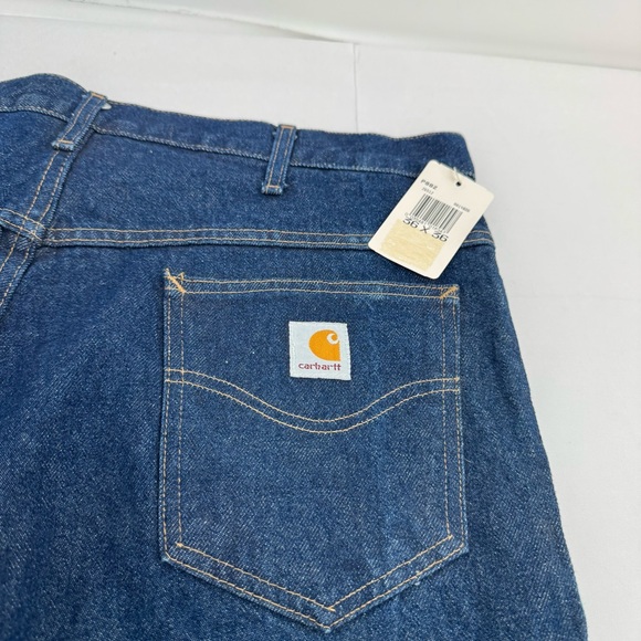 NWT Vtg Carhartt P882 Made In USA Men’s Size W36xL36 Causal Blue Denim Jeans